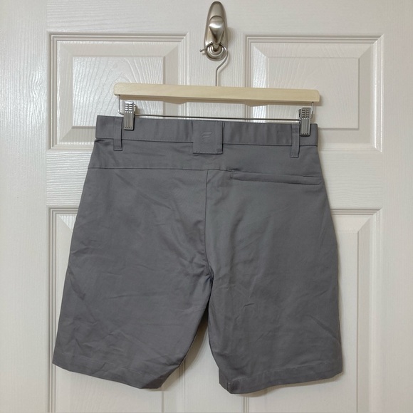 NEW Fabletics Gray The High Side Chino Shorts 29 Golf Athleisure Casual Preppy - Picture 6 of 10